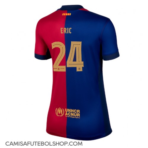 Camisa de time de futebol Barcelona Eric Garcia #24 Replicas 1º Equipamento Feminina 2024-25 Manga Curta